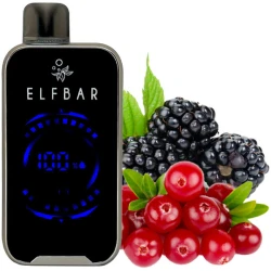 Одноразовая электронная сигарета Elf Bar FS Blackberry Cranberry (Ежевика Клюква) (18000 затяжек)