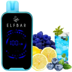 Одноразовая электронная сигарета Elf Bar FS Blueberry Razz Lemon (Черника Разз Лимон) (18000 затяжек)