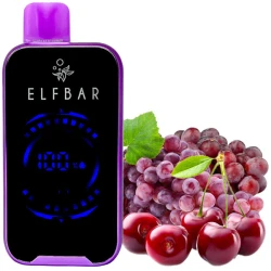 Одноразовая электронная сигарета Elf Bar FS Grape Cherry (Виноград Вишня) (18000 затяжек)