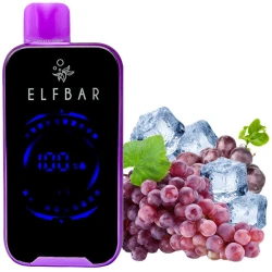 Одноразовая электронная сигарета Elf Bar FS Grape Ice (Виноград Лед) (18000 затяжек)