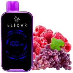 Одноразовая электронная сигарета Elf Bar FS Grape Raspberry (Виноград Малина) (18000 затяжек)
