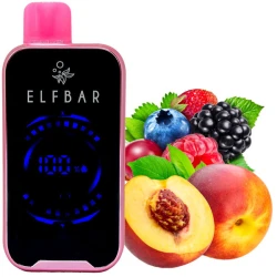 Одноразовая электронная сигарета Elf Bar FS Peach Berry (Персик Ягода) (18000 затяжек)