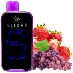 Одноразовая электронная сигарета Elf Bar FS Strawberry Grape (Клубника Виноград) (18000 затяжек)