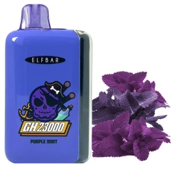 Одноразовая электронная сигарета Elf Bar GH Purple Mint (Фиолетовая Мята) (23000 затяжек)