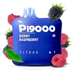 Одноразовая электронная сигарета Elf Bar Pi Berry Raspberry (Ягода Малина) (9000 Затяжек)