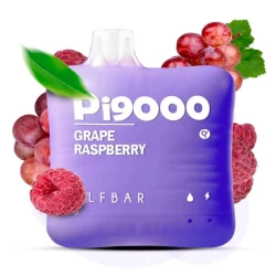 Одноразовая электронная сигарета Elf Bar Pi Grape Raspberry (Виноград Малина) (9000 Затяжек)
