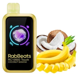 Одноразовая электронная сигарета Elf Bar RC Touch RabBeats Coconut Banana (Кокос Банан) (10000 Затяжек)