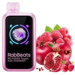 Одноразовая электронная сигарета Elf Bar RC Touch RabBeats Ruby Raspberry (Раби Малина) (10000 Затяжек)