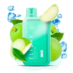 Одноразовая электронная сигарета Elf Bar Raya D1 Apple Ice (Яблоко Лед) (13000 Затяжек)