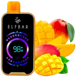 Одноразовая электронная сигарета Elf Bar Raya D2 Double Mango (Дабл Манго) (20000 Затяжек)