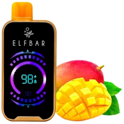 Одноразовая электронная сигарета Elf Bar Raya D2 Mango (Манго) (20000 Затяжек)