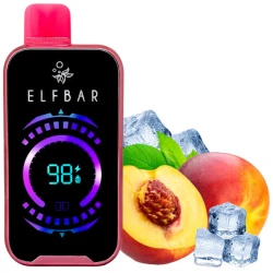 Одноразовая электронная сигарета Elf Bar Raya D2 Peach Ice (Персик Лед) (20000 Затяжек)