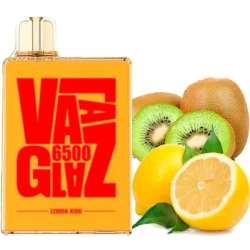Одноразовая электронная сигарета VAAL Glaz Lemon Kiwi (Лимон Киви) (6500 Затяжек)