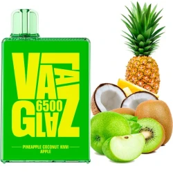 Одноразовая электронная сигарета VAAL Glaz Pineapple Coconut Kiwi Apple (Ананас Кокос Киви Яблоко) (6500 Затяжек)
