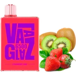 Одноразовая электронная сигарета VAAL Glaz Strawberry Kiwi (Клубника Киви) (6500 Затяжек)