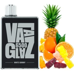 Одноразовая электронная сигарета VAAL Glaz White Gummy (Белые Мишки) (6500 Затяжек)