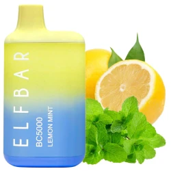 Одноразовая электронная сигарета Elf Bar BC Lemon Mint (Лимон Мята) (5000 Затяжек)