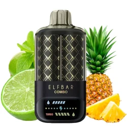Одноразовая электронная сигарета Elf Bar Combo Lime + Pineapple (Лайм + Ананас) (25000 Затяжек)