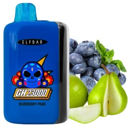 Одноразовая электронная сигарета Elf Bar GH Blueberry Pear (Черника Груша) (23000 затяжек) (2% Nic)