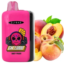 Одноразовая электронная сигарета Elf Bar GH Juicy Peach (Джуси Персик) (23000 затяжек) (2% Nic)