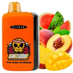 Одноразовая электронная сигарета Elf Bar GH Peach Mango Watermelon (Персик Манго Арбуз) (23000 затяжек) (2% Nic)