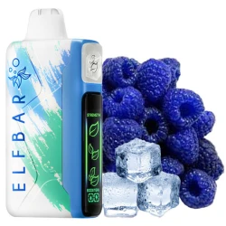 Одноразовая электронная сигарета Elf Bar Nic King Blue Razz Ice (Блу Разз Лед) (30000 Затяжек)
