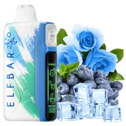 Одноразовая электронная сигарета Elf Bar Nic King Ice Blue Rose (Айс Блу Роуз) (30000 Затяжек)