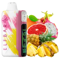 Одноразовая электронная сигарета Elf Bar Nic King Pineapple Dragonfruit Grapefruit (Ананас Питайя Грейпфрут) (30000 Затяжек)