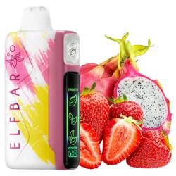 Одноразовая электронная сигарета Elf Bar Nic King Sour Strawberry Dragonfruit (Сауэр Клубника Питайя) (30000 Затяжек)
