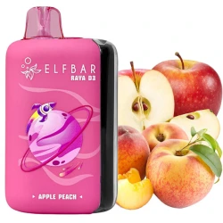 Одноразовая электронная сигарета Elf Bar Raya D3 Apple Peach (Яблоко Персик) (25000 Затяжек)