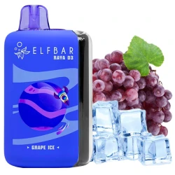 Одноразовая электронная сигарета Elf Bar Raya D3 Grape Ice (Виноград Лед) (25000 Затяжек)