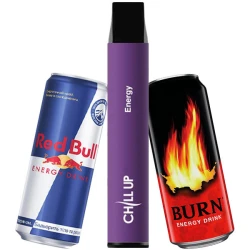 Одноразова електронна сигарета Chill Up Energy (Енергетик) (1800 Затяжок)