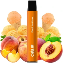 Одноразова електронна сигарета Chill Up Peach Ice Cream (Персик Морозиво) (1800 Затяжок)