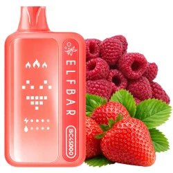 Одноразова електронна сигарета Elf Bar BC Red Raspberry Strawberry (Ред Распберрі Строуберрі) (45000 Затяжок)