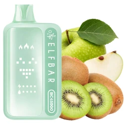 Одноразова електронна сигарета Elf Bar BC Sour Apple Kiwi (Сауер Епл Ківі) (45000 Затяжок)