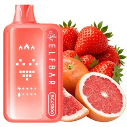 Одноразова електронна сигарета Elf Bar BC Strawberry Grapefruit (Полуниця Грейпфрут) (45000 Затяжок)