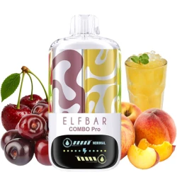 Одноразовая электронная сигарета Elf Bar Combo Pro Cherry & Peach Lemonade (Вишня & Персик Лимонад) (30000 Затяжек)