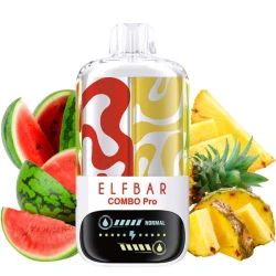 Одноразовая электронная сигарета Elf Bar Combo Pro Sour Watermelon & Pineapple (Сауэр Арбуз & Ананас) (30000 Затяжек)