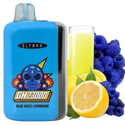 Одноразовая электронная сигарета Elf Bar GH Blue Razz Lemonade (Блу Разз Лимонад) (23000 затяжек) (2% Nic)