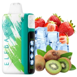 Одноразовая электронная сигарета Elf Bar Ice King Strawberry Kiwi Ice (Клубника Киви Лед) (40000 Затяжек)