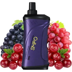 Одноразовая электронная сигарета SMPO DL02 Cranberry Grape (Клюква Виноград) (10000 Затяжек)