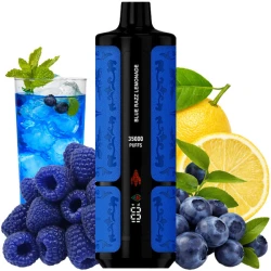 Одноразовая электронная сигарета SMPO TRON Blue Razz Lemonade (Блу Разз Лемонейд) (35000 Затяжек)