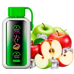 Одноразовая электронная сигарета Vozol Star Double Apple Ice (Двойное Яблоко Лед) (20000 Затяжек)