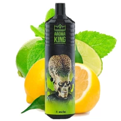 Одноразовая электронная сигарета Aroma King Mars Lemon Lime (Лимон Лайм) (9000 Затяжек)