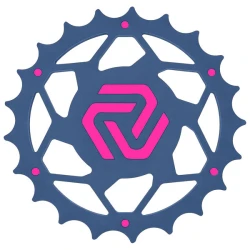 Подставка под колбу силиконовая Amotion Pedal RX Azure (Синий с розовым)