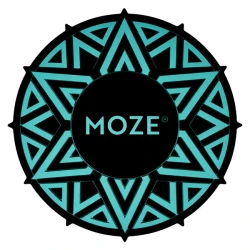 Подставка под колбу силиконовая Moze (Голубой с черным)