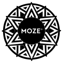 Подставка под колбу силиконовая Moze (Черный с белым)