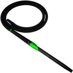 Шланг силиконовый Interhookah Saw (Черный с зеленым)