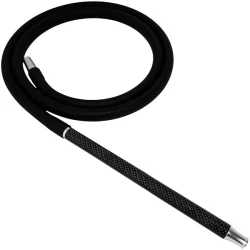 Шланг силиконовый Interhookah Soft Touch с Карбоновым Наконечником (Черный)