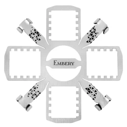 Сетка для угля для газовой плиты Embery (Серебристый)